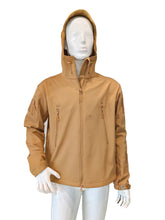 Load image into Gallery viewer, Men's Hooded Softshell Jacket