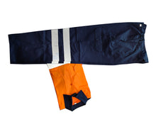 Load image into Gallery viewer, Uniforms & Work wear Two Tone Orange Navy Hi-Vis Work Shirt for Men- Long Sleeves