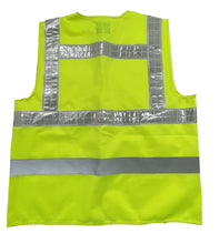 Load image into Gallery viewer, Green Hi-Viz Safety Vest(with ID pocket)