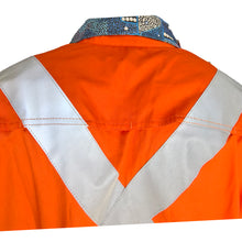 Load image into Gallery viewer, 100%Cotton HIGH VIS SAFETY WORK SHIRT WITH DIGITAL PRINTING