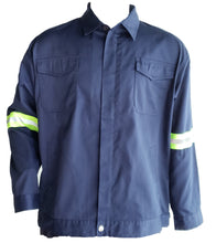 Load image into Gallery viewer, Pre-Shrunk Cotton Jacket (Navy Blue)