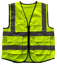 Load image into Gallery viewer, High Visibility Reflective Safety Vest/Jacket