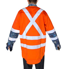 Load image into Gallery viewer, 100%Cotton  HIGH VIS SAFETY WORK SHIRT WITH DIGITAL PRINTING
