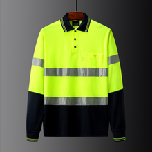 Load image into Gallery viewer, HIVIS JERSEY POLO - LONG SLEEVE
