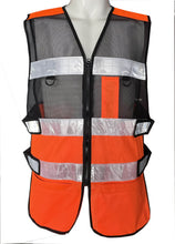 Load image into Gallery viewer, HiVis 3 Pocket Mesh Safety Vest
