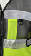 Load image into Gallery viewer, HiVis 3 Pocket Mesh Safety Vest
