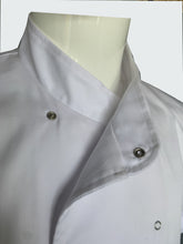 Load image into Gallery viewer, Short Sleeve chef coat with stud button
