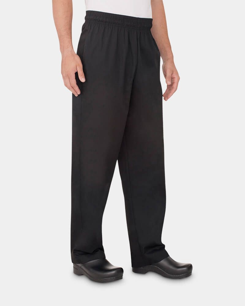 Black chef pant